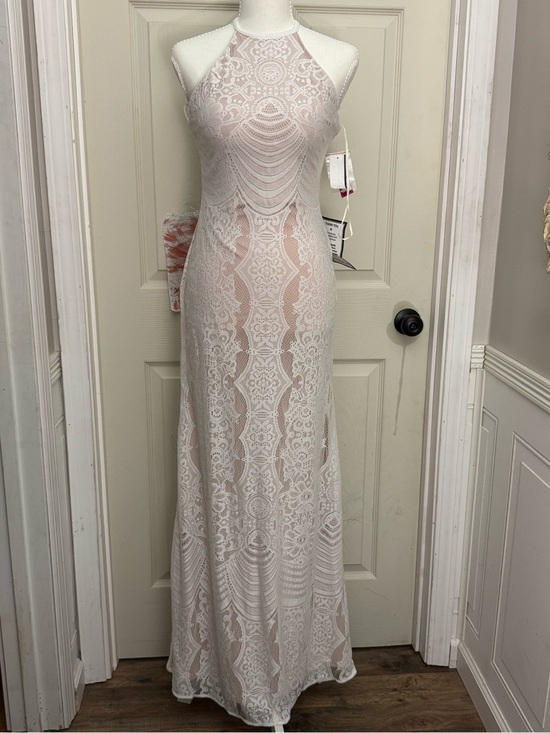 Morgan & Co. Dresses & Skirts - Morgan & Co. Blush Pink Halter Dress
